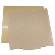 Lámina de acero flexible recubierta de Ultem (PEI) por ambos lados - gran fijación - para cama magnética 220x220mm