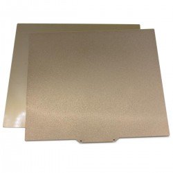 Flexible steel sheet Ultem (PEI) coated on both sides - great hold - for magnetic bed 330x330mm