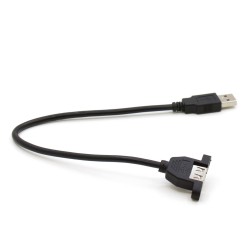 Cable extensor USB 2.0 - Macho Hembra - 30 cm 