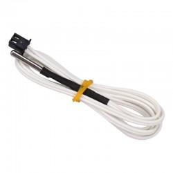 Termistor 100K ohm NTC 3950 encapsulado 3mm - cableado - Max 350ºC - Conector XH