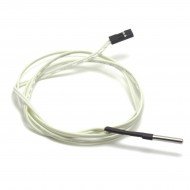 Termistor 100K ohm NTC 3950 encapsulado 3mm - cableado - Max 350ºC - Conector Dupont