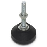 Adjustable Foot Base with non-slip rubber - D50 M8 50