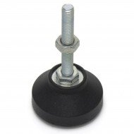 Adjustable Foot Base with non-slip rubber - D50 M8 50