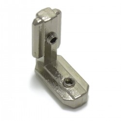 Conector interno en L para perfiles de aluminio 3030