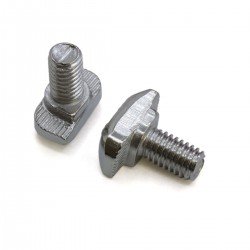 Tornillo con cabeza de martillo o cabeza en T - M6x12 - T bolt - para perfil de aluminio de 30 mm