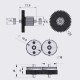 Pulley and hardware set for the HGX-lite extruder