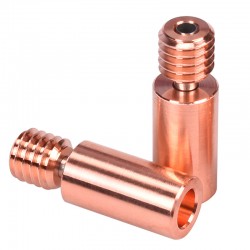 Garganta V6 Bimetal Heatbreak de alta calidad - para hotend Dual Rosca M6 Liso diámetro 7mm - Compatible con v6 - All metal