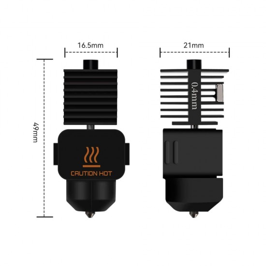 Metal Hotend Kit - Compatible with Bambulab A1 Mini