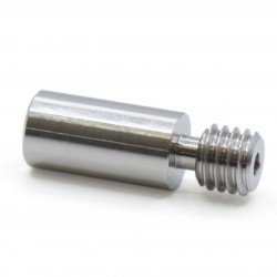 Garganta V6 de Titanio con pulido interior efecto espejo - para hotend Dual Rosca M6 Liso diámetro 7mm - Compatible con v6 - All metal