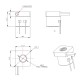 CHC B2950 24V - Ceramic and copper plated heating block - CHC series - thermistor and resistor integrated for 24V