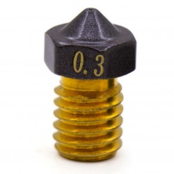 Nozzle - Boquilla con recubrimiento de teflón para filamento 1.75mm - 0.3mm