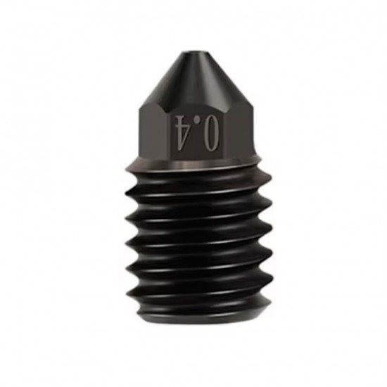 Hardened steel nozzle for TZ-V6 hotend - filament 1.75mm - 0.4mm