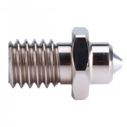 ZS Nozzle - Plated copper and hardened steel tip - for abrasives - carbon fiber materials - SF - 1.75mm - 0.6mm