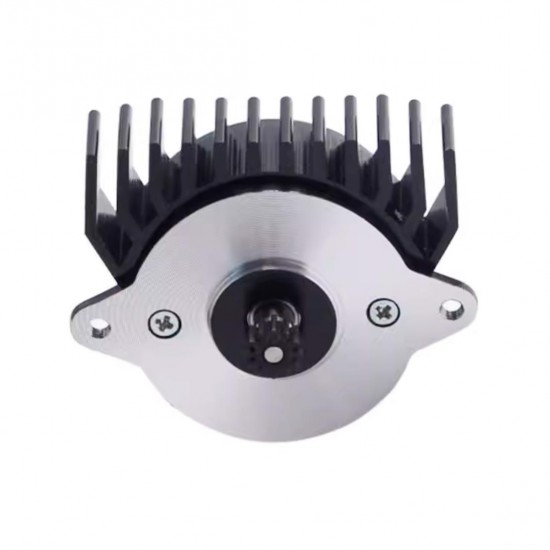 Aluminum Heat Sink for Nema 14 Stepper Motor - Black