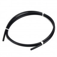 Black teflon tube (PTFE) for 1.75mm filament IØ 2MM / OØ 4MM - 10cm