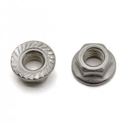 Flange nut Carbon Steel - M6